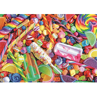 TREFL Puzzle UFT Color Splash: Lízanky a cukrovinky 1000 dielikov