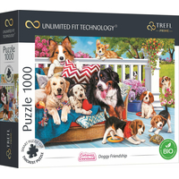 TREFL Puzzle UFT Cuteness Overload: Psie priateľstvo 1000 dielikov