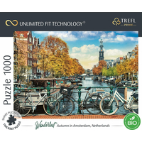 TREFL Puzzle UFT Wanderlust: Jeseň v Amsterdame 1000 dielikov