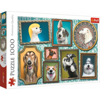 TREFL Puzzle Veselí psy 1000 dielikov