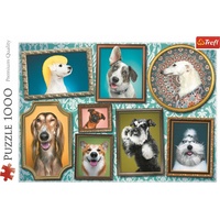 TREFL Puzzle Veselí psy 1000 dielikov