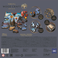 TREFL Wood Craft Origin puzzle Farebné balóny 1000 dielikov