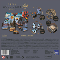 TREFL Wood Craft Origin puzzle Farebné balóny 1000 dielikov