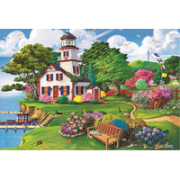 Trefl Wood Craft Origin puzzle Letné útočisko 501 dielikov