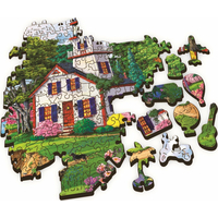 Trefl Wood Craft Origin puzzle Letné útočisko 501 dielikov