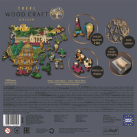 TREFL Wood Craft Origin puzzle Slávne miesta Francúzska 1000 dielikov