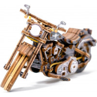 WOODEN CITY 3D puzzle Motocykel Cruiser Limitovaná edícia 168 dielov