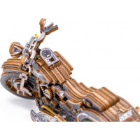 WOODEN CITY 3D puzzle Motocykel Cruiser Limitovaná edícia 168 dielov