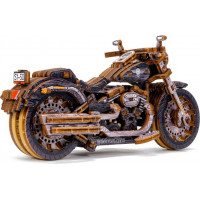 WOODEN CITY 3D puzzle Motocykel Cruiser Limitovaná edícia 168 dielov