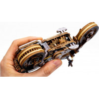 WOODEN CITY 3D puzzle Motocykel Cruiser Limitovaná edícia 168 dielov