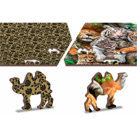 WOODEN CITY Drevené puzzle Čas na šlofíka 2v1, 300 dielikov EKO