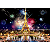 WOODEN CITY Drevené puzzle Nočný Paríž 2v1, 150 dielikov EKO