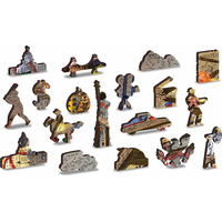 WOODEN CITY Drevené puzzle V hračkárstve 2v1, 200 dielikov EKO