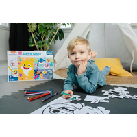 TREFL Obojstranné puzzle Baby Shark SUPER GIANT 15 dielikov