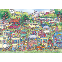 GIBSONS Puzzle Chaos karavanov 1000 dielikov