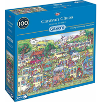 GIBSONS Puzzle Chaos karavanov 1000 dielikov