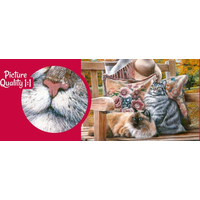 CHERRY PAZZI Puzzle Mačacie posedenie 1000 dielikov