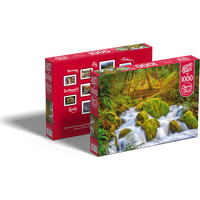 CHERRY PAZZI Puzzle Lesný vodopád 1000 dielikov