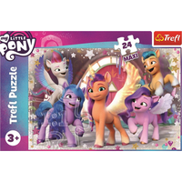 TREFL Puzzle My Little Pony: Radostní poníky MAXI 24 dielikov