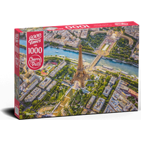 CHERRY PAZZI Puzzle Pohľad na parížsku Eiffelovu vežu 1000 dielikov