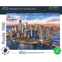 TREFL Puzzle UFT Cityscape: Manhattan, New York, USA 1500 dielikov