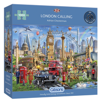 GIBSONS Puzzle Volanie Londýna 1000 dielikov