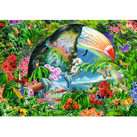 TREFL Spiral puzzle Tropické zvieratá 1040 dielikov