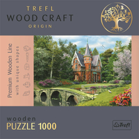TREFL Wood Craft Origin puzzle Viktoriánsky dom 1000 dielikov
