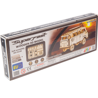 WOODEN CITY 3D puzzle Superfast Minibus Retro