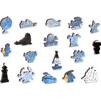 WOODEN CITY Drevené puzzle Titanic 2v1, 505 dielikov EKO