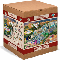 WOODEN CITY Drevené puzzle Vitajte v Las Vegas 2v1, 505 dielikov EKO