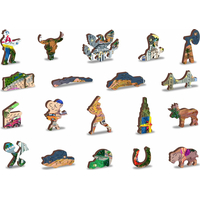 WOODEN CITY Drevené puzzle Vitajte v Las Vegas 2v1, 505 dielikov EKO