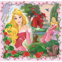 TREFL Puzzle Disney princeznej s priateľmi 3v1 (20,36,50 dielikov)