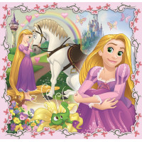 TREFL Puzzle Disney princeznej s priateľmi 3v1 (20,36,50 dielikov)