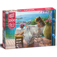 CHERRY PAZZI Puzzle Kráska a modré more 2000 dielikov