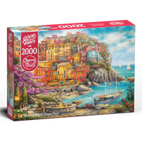 CHERRY PAZZI Puzzle Krásny deň v Cinque Terre 2000 dielikov