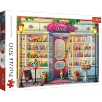 TREFL Puzzle Obchod s cukrovinkami 500 dielikov