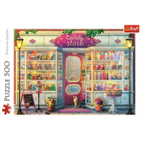 TREFL Puzzle Obchod s cukrovinkami 500 dielikov