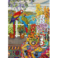 CHERRY PAZZI Puzzle Papagáje na verande 1000 dielikov
