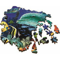 Trefl Wood Craft Origin puzzle Život v mori 501 dielikov