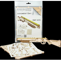 WOODEN CITY 3D puzzle Puška Judgment Day RMT-870, 42 dielov