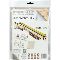 WOODEN CITY 3D puzzle Puška Judgment Day RMT-870, 42 dielov