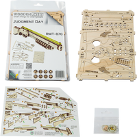 WOODEN CITY 3D puzzle Puška Judgment Day RMT-870, 42 dielov