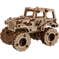 WOODEN CITY 3D puzzle Superfast Monster Truck č.1