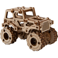 WOODEN CITY 3D puzzle Superfast Monster Truck č.1
