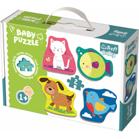 TREFL Baby puzzle Zvieratá 4x2 dieliky