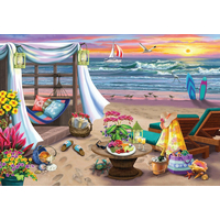 WOODEN CITY Drevené puzzle Letný čas 2v1, 505 dielikov EKO