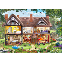 WOODEN CITY Drevené puzzle Dom na letnú sezónu 2v1, 505 dielikov EKO