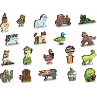 WOODEN CITY Drevené puzzle Dom na letnú sezónu 2v1, 505 dielikov EKO
