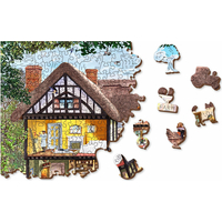 WOODEN CITY Drevené puzzle Dom na letnú sezónu 2v1, 505 dielikov EKO